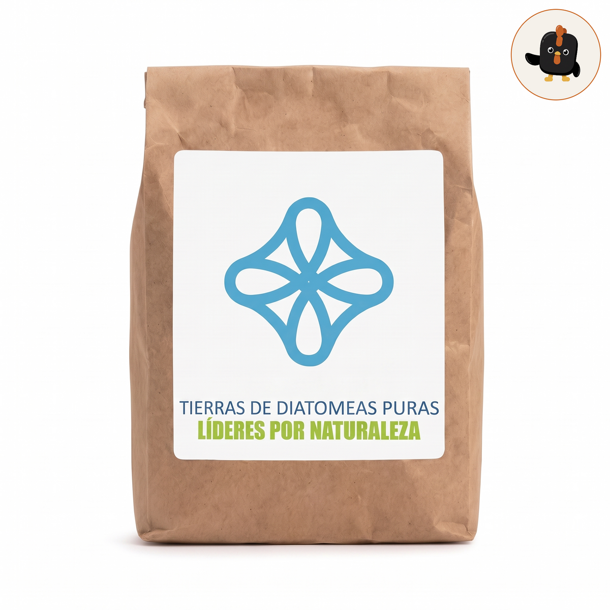 Saco de papel kraft de tierra de diatomeas pura